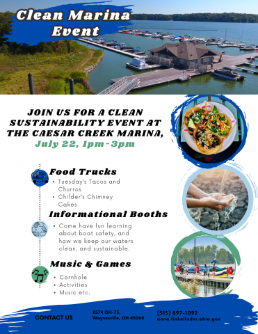 Clean Marina Event at Caesar Creek