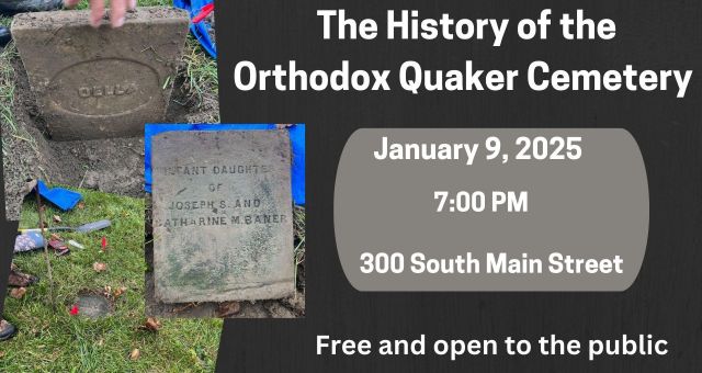 The History of the Orthodox Quaker Cemetery